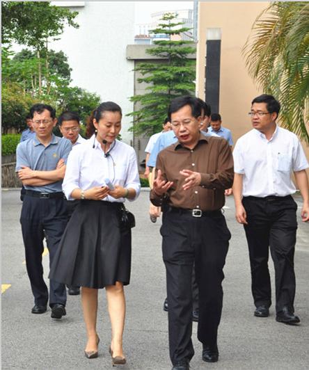 省委調研組省委督查室主任厲海帆一行蒞臨常平科技園參觀調研