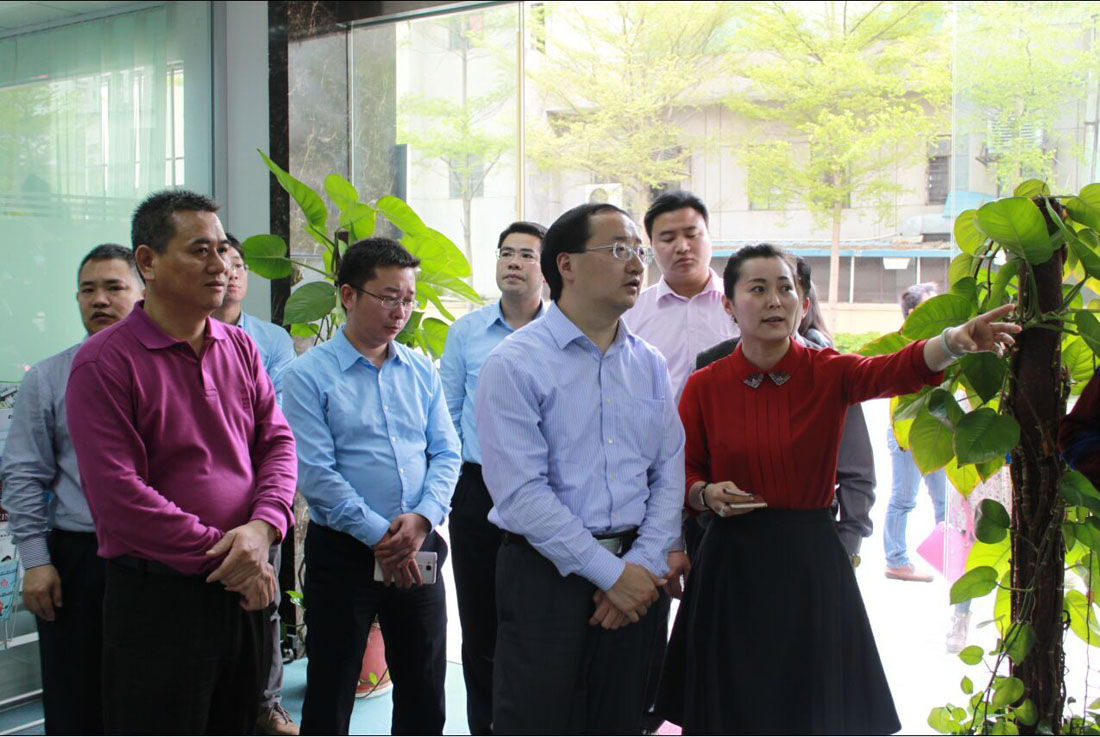 團省委副書記張志華一行蒞臨常平科技園參觀調研
