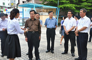 省委調(diào)研組省委督查室主任厲海帆一行蒞臨常平科技園參觀調(diào)研