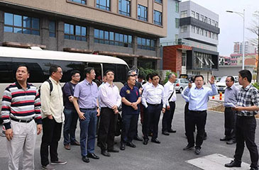 美國莞商聯合會來訪我集團木棆創業園區孵化器參觀交流